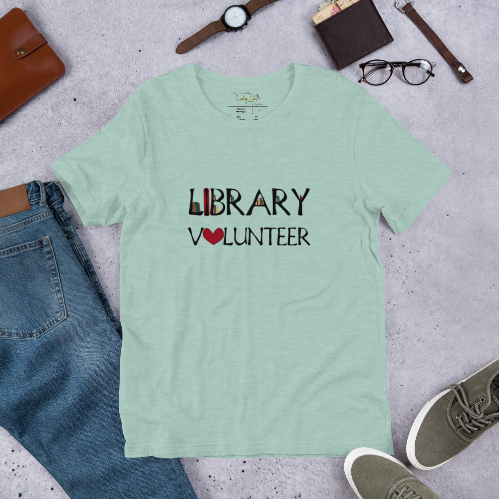 Library Volunteer Short-Sleeve Unisex T-Shirt