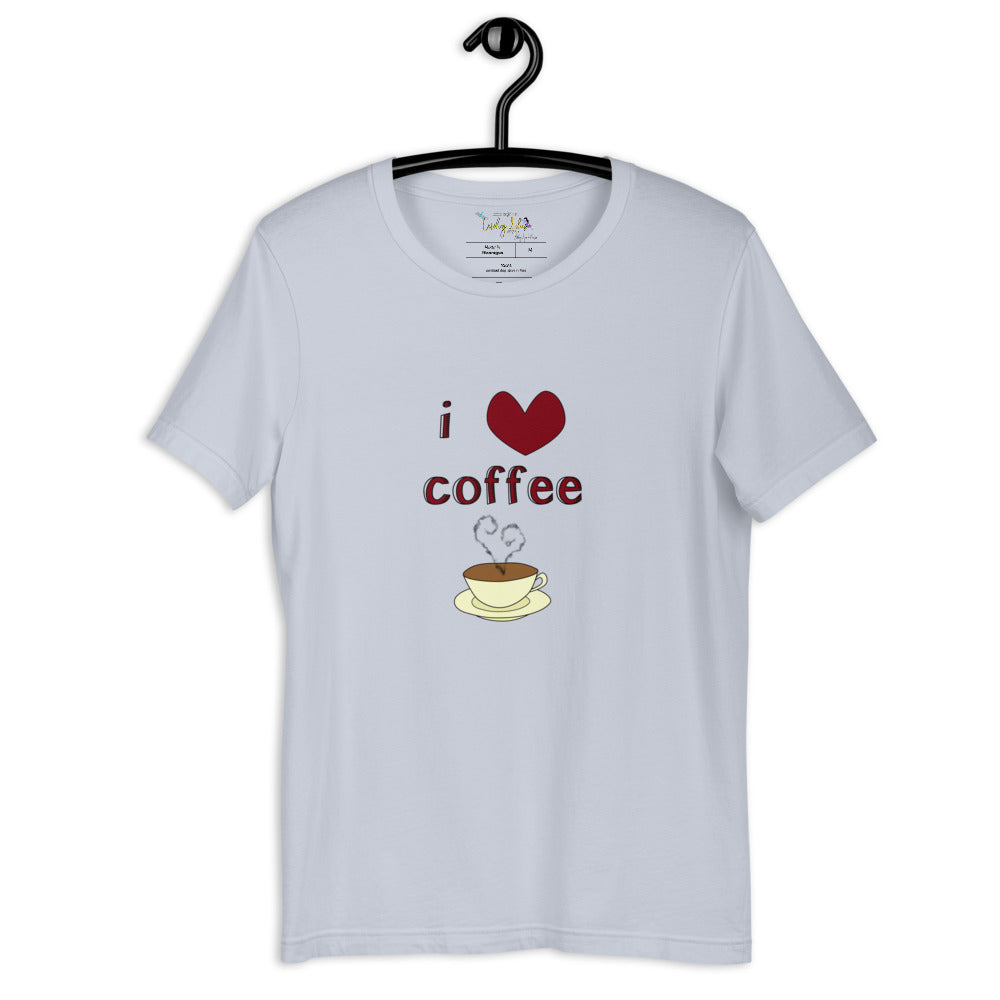 I Love Coffee Short-Sleeve Unisex T-Shirt