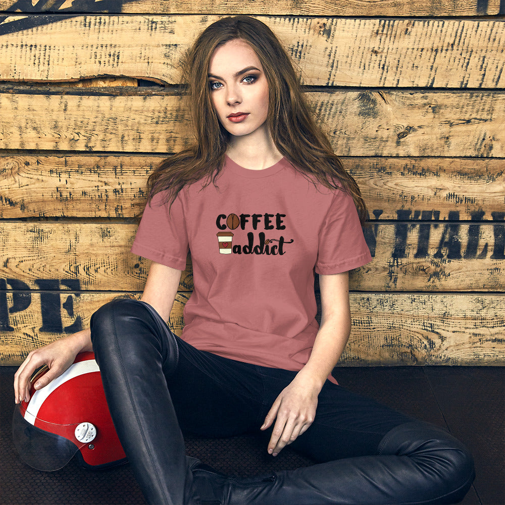 Coffee Addict Short-Sleeve Unisex T-Shirt