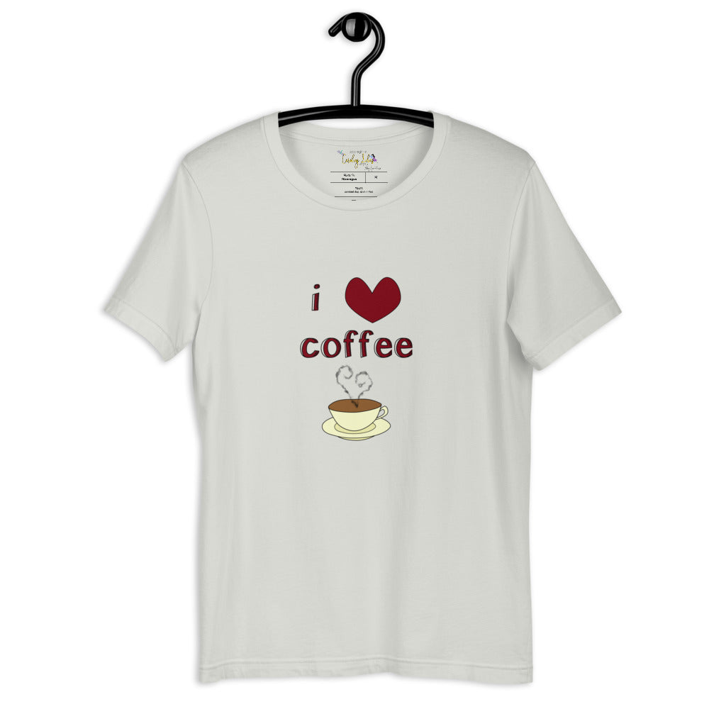 I Love Coffee Short-Sleeve Unisex T-Shirt