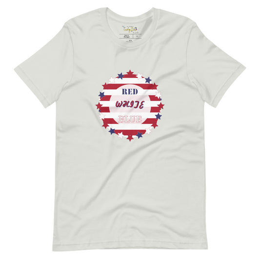 Red, White, & Blue Switch-A-Roo Short-Sleeve Unisex T-Shirt