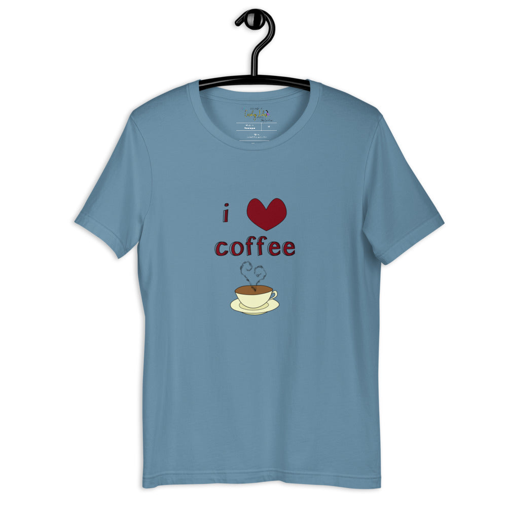 I Love Coffee Short-Sleeve Unisex T-Shirt