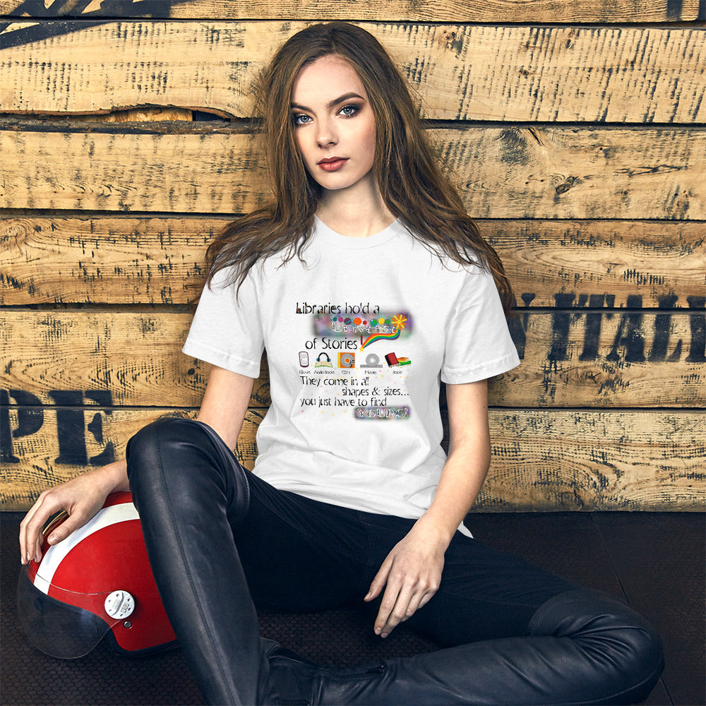 Libraries Hold A Universe Short-Sleeve Unisex T-Shirt