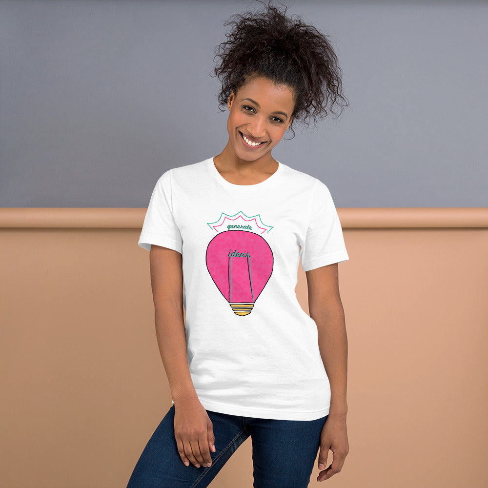 Generate Ideas In Color Short-Sleeve Unisex T-Shirt