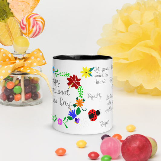International Women's Day Mug with Color Inside