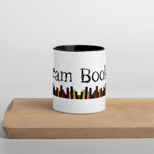Team Books Mug with Color Inside