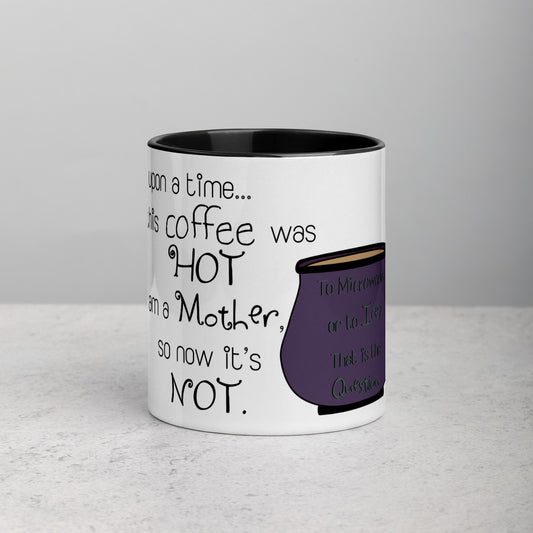 To Microwave Or To Ice Mug with Color Inside