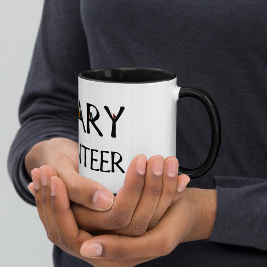 Library Volunteer Mug with Color Inside