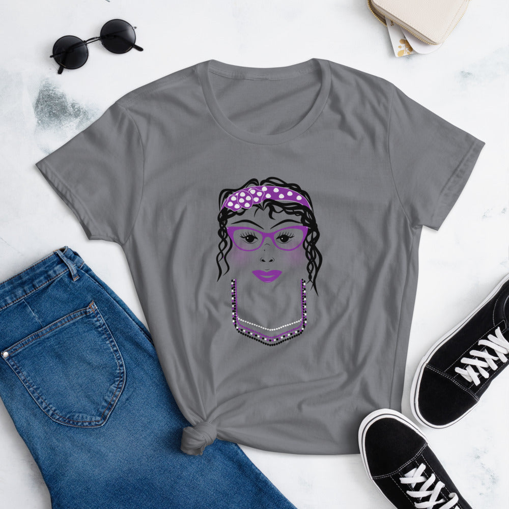 Lovely Face Women's short sleeve t-shirt